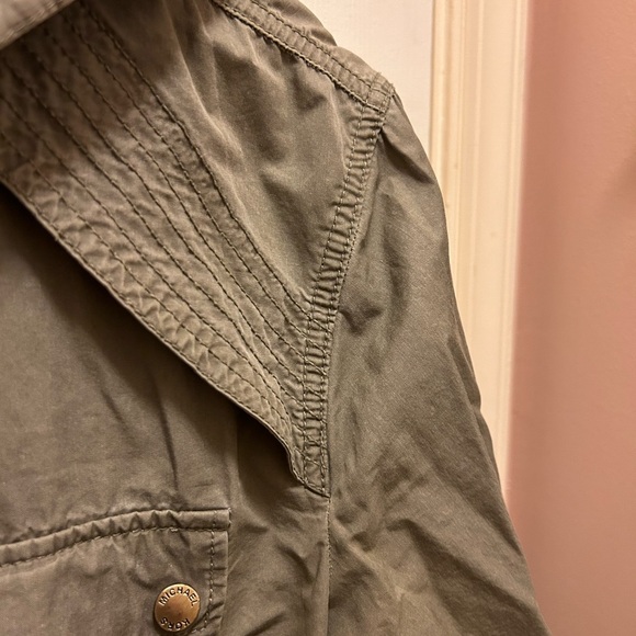 Michael Kors Army Green Lightweight Jacket Sz S - Picture 6 of 13